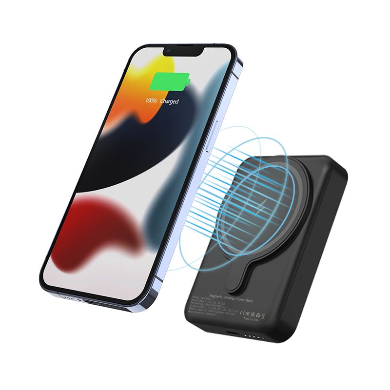 Портативная беспроводная батарея XON PowerBank Magsafe 10000 mAh Black