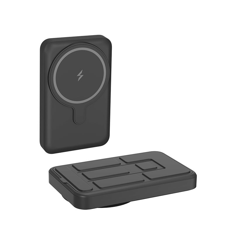 Портативная беспроводная батарея XON PowerBank Magsafe Stand 10000 mAh Black