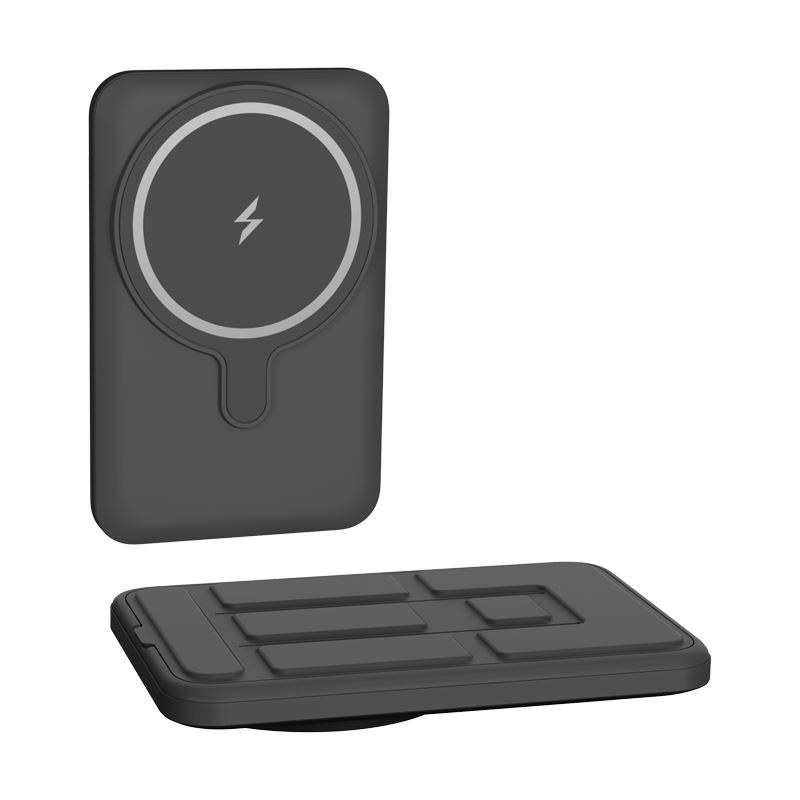 Портативная беспроводная батарея XON PowerBank Magsafe Stand 5000 mAh Black