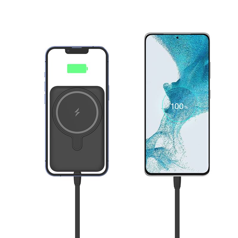 Портативна бездротова батарея XON PowerBank Magsafe 5000 mAh Black