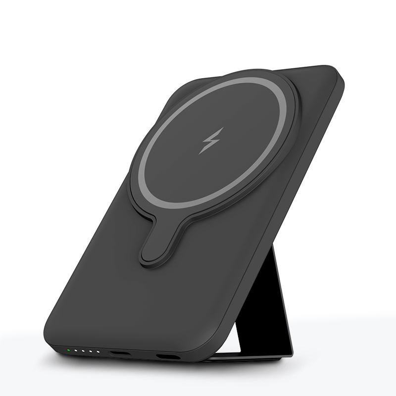 Портативная беспроводная батарея XON PowerBank Magsafe Stand 5000 mAh Black