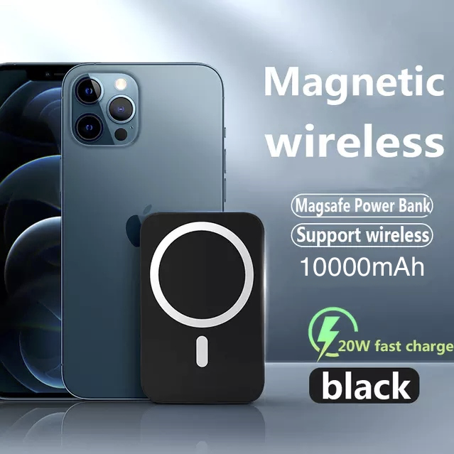 Портативная беспроводная батарея XON PowerBank Magsafe X1 10000 mAh Black