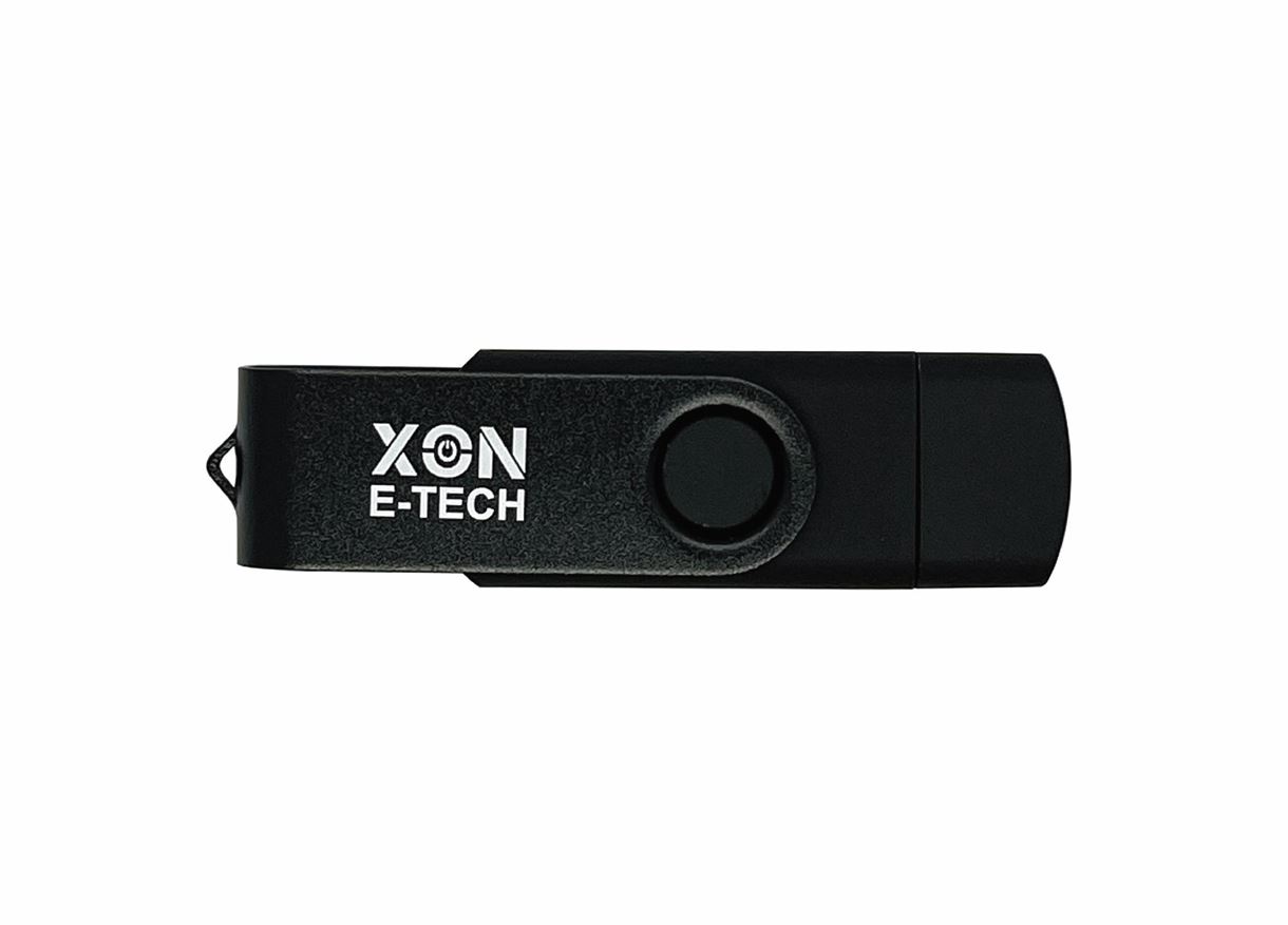 Флеш-накопичувач XON FlashDrive DuoConnect 128GB (USB 3.0 + USB Type-C) Чорний (FX3DR128PB 7546)