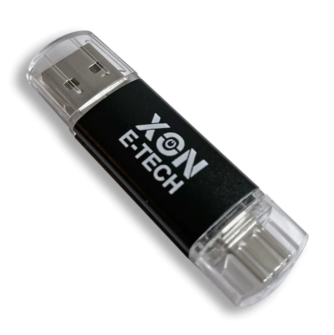 Флеш-накопичувач XON FlashDrive DuoConnect 128GB (USB 3.0 + USB Type-C) Чорний (FX3DX128MB 7577)