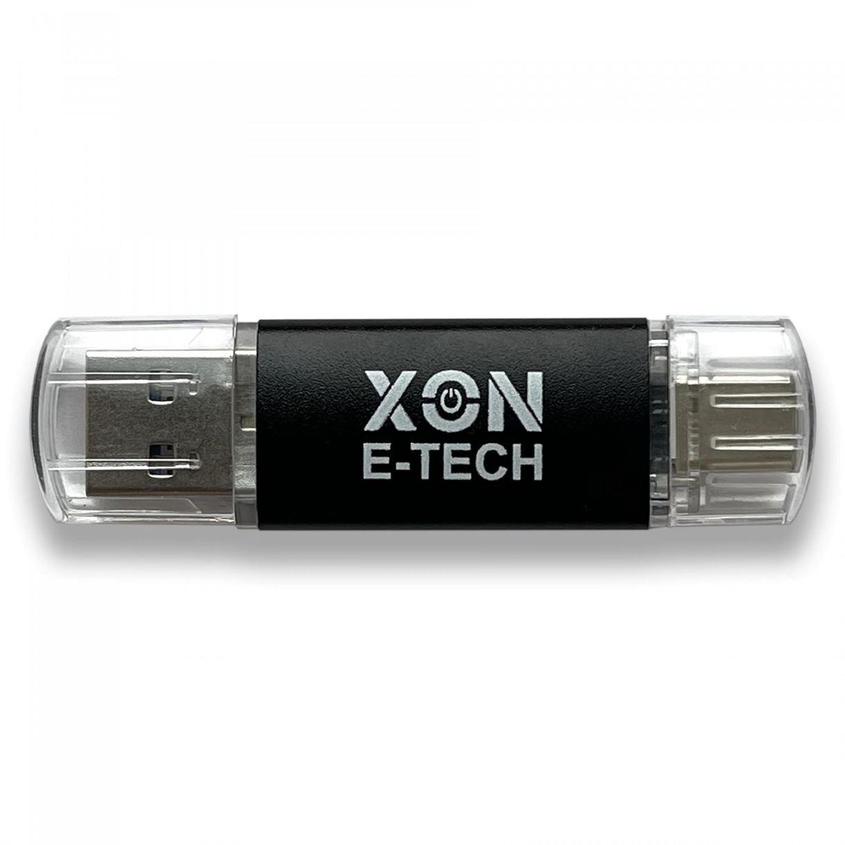 Флеш-накопичувач XON FlashDrive DuoConnect 256GB (USB 3.0 + USB Type-C) Чорний (FX3DX256MB 7584)