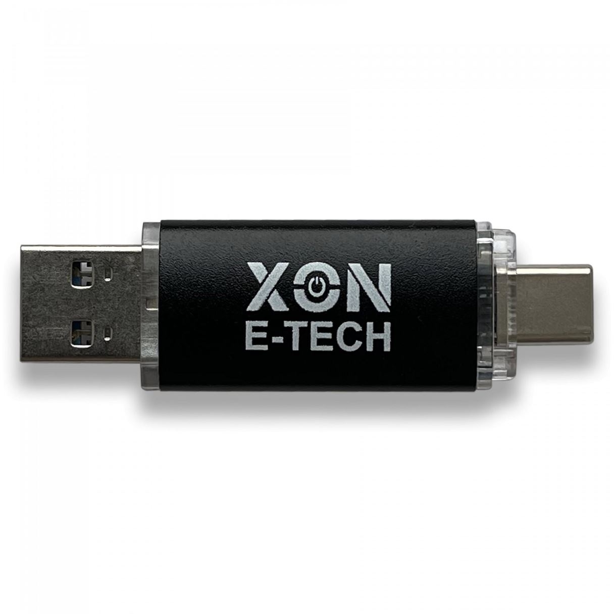 Флеш-накопичувач XON FlashDrive DuoConnect 256GB (USB 3.0 + USB Type-C) Чорний (FX3DX256MB 7584)
