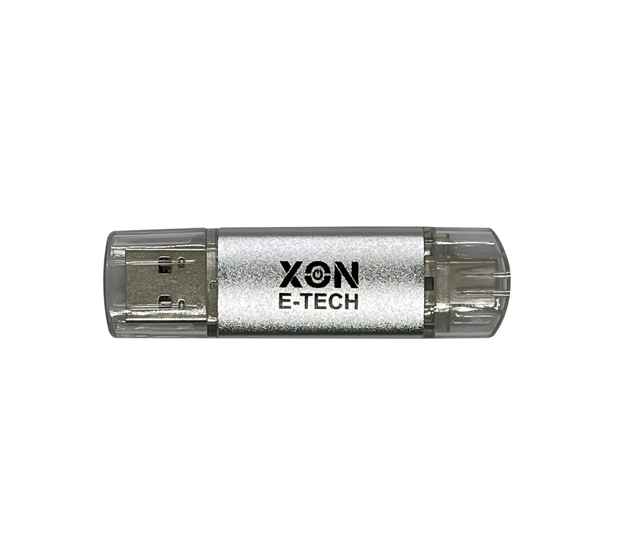 Флеш-накопичувач XON FlashDrive DuoConnect 128GB (USB 3.0 + USB Type-C) Сірий (FX3DX128MS 7607)