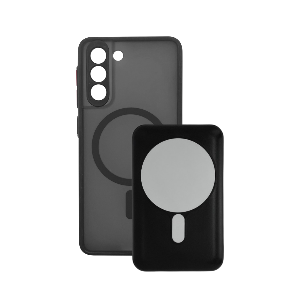 Чехол с беспроводной батареей XON 10000 mah для Samsung S21 BatteryCase Черный (3128)