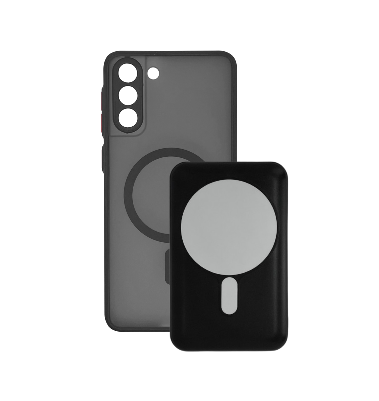 Чехол с беспроводной батареей XON 10000 mah для Samsung S21 Plus BatteryCase Черный (3128)