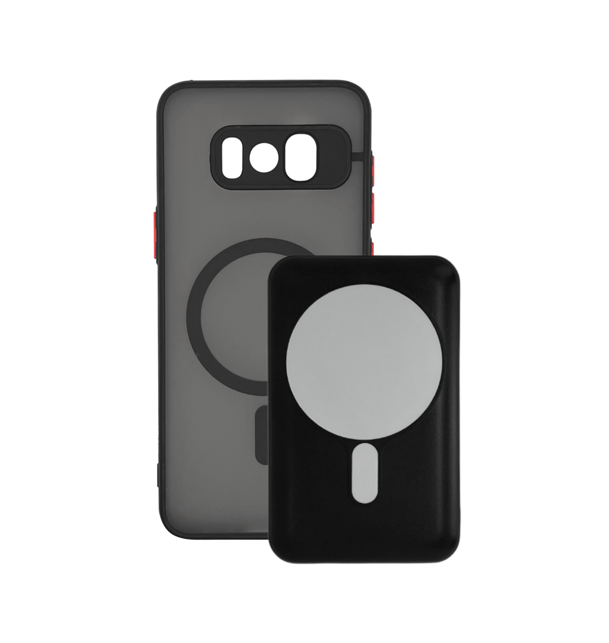 Чохол з бездротовою батареєю XON 10000 mah для Samsung S8 Plus BatteryCase Чорний (3128)