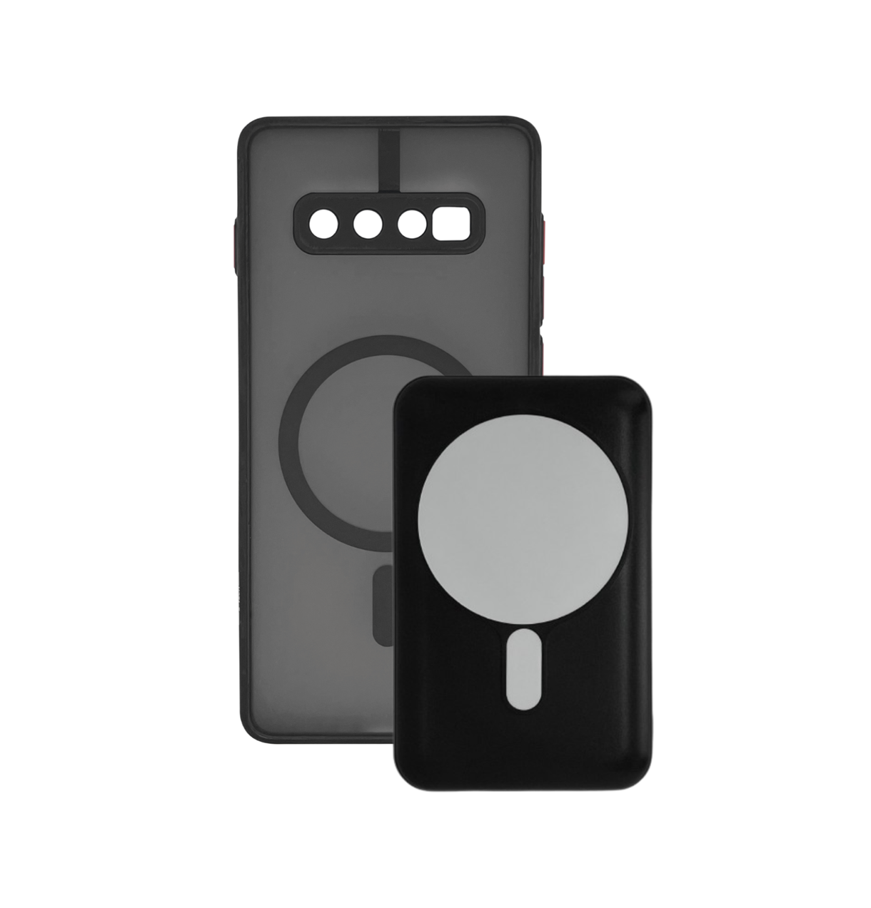 Чохол з бездротовою батареєю XON 10000 mah для Samsung S10 Plus BatteryCase Чорний (3128)