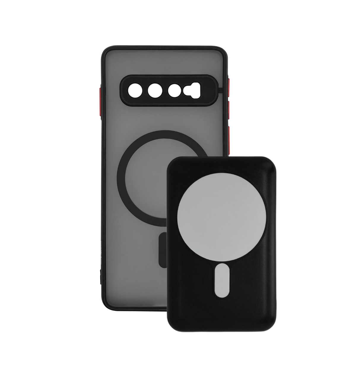 Чохол з бездротовою батареєю XON 10000 mah для Samsung S10 BatteryCase Чорний (3128)