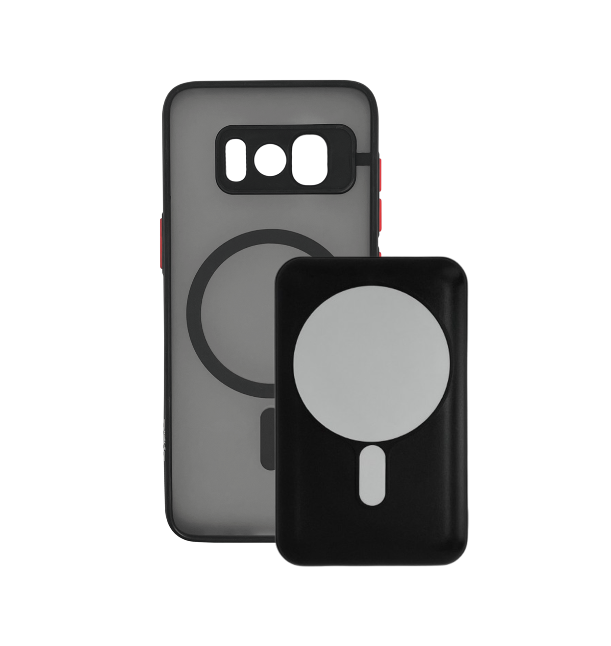 Чохол з бездротовою батареєю XON 10000 mah для Samsung S8 BatteryCase Чорний (3128)