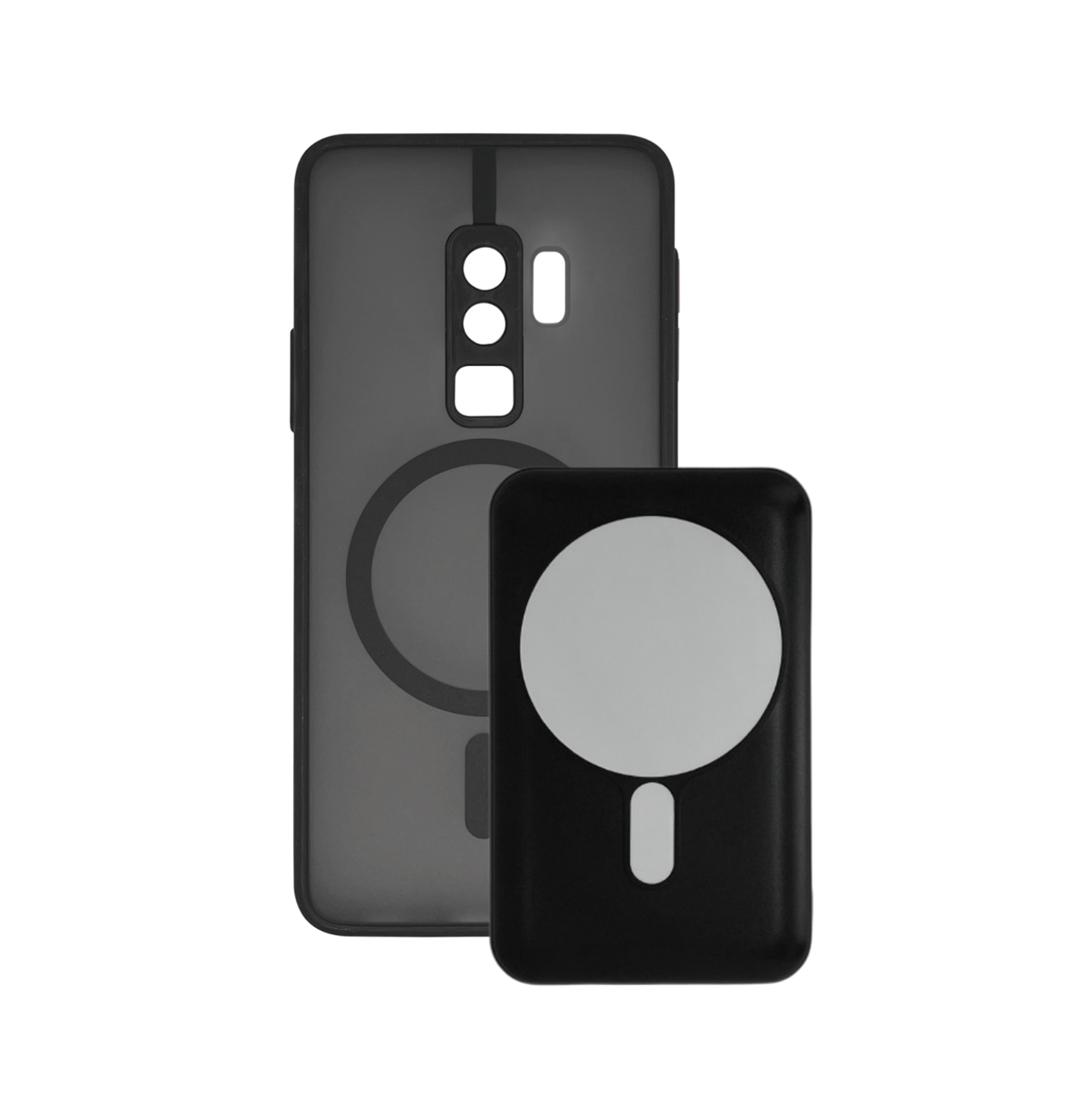 Чохол з бездротовою батареєю XON 10000 mah для Samsung S9 Plus BatteryCase Чорний (3128)