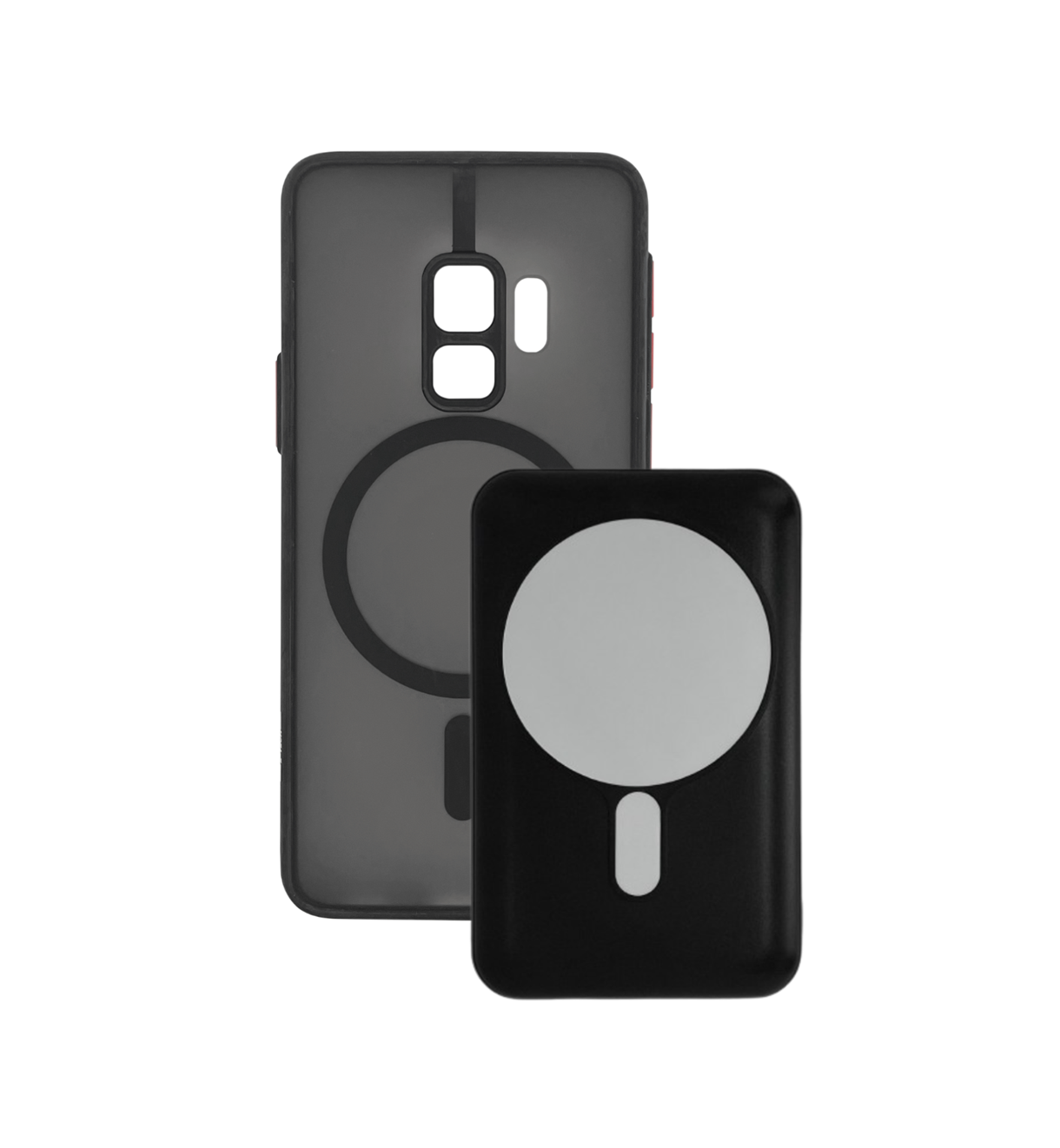 Чохол з бездротовою батареєю XON 10000 mah для Samsung S9 BatteryCase Чорний (3128)