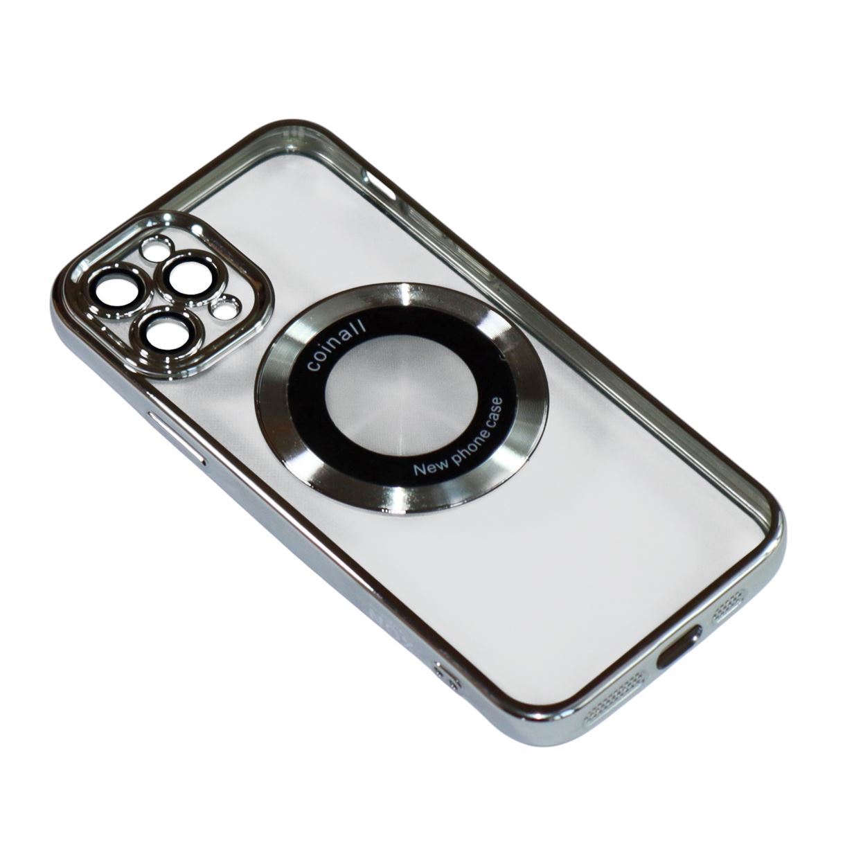 Магнитный чехол XON PhoneCase Magnetic для iPhone 11 Pro (PCMC1111300G 8161) Серый/Прозрачный