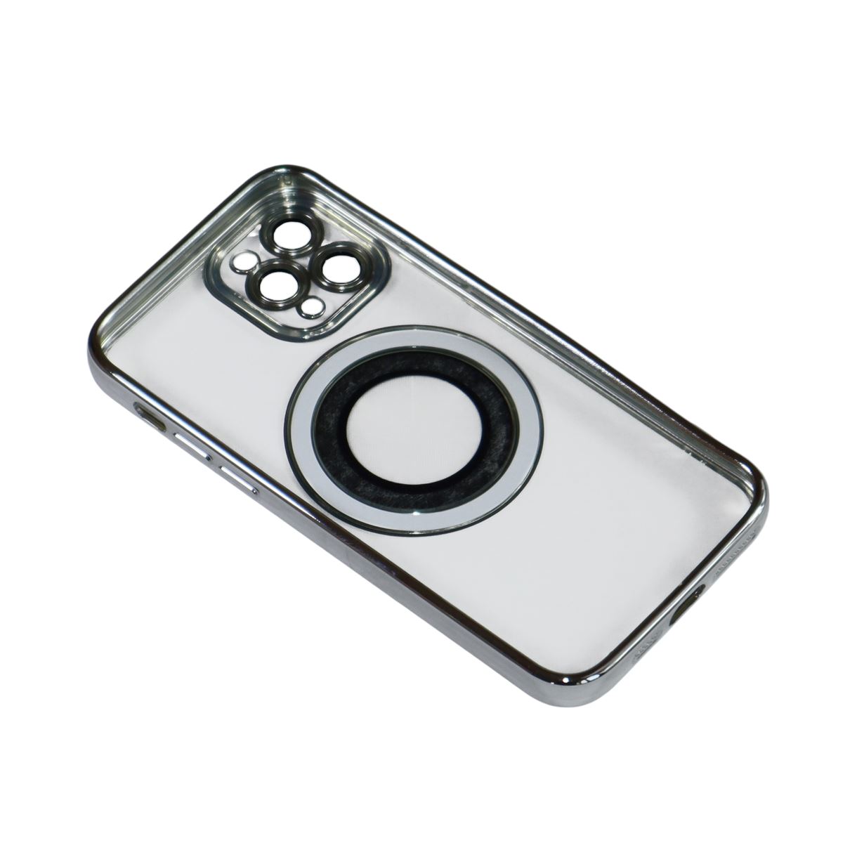 Магнитный чехол XON PhoneCase Magnetic для iPhone 11 Pro (PCMC1111300G 8161) Серый/Прозрачный