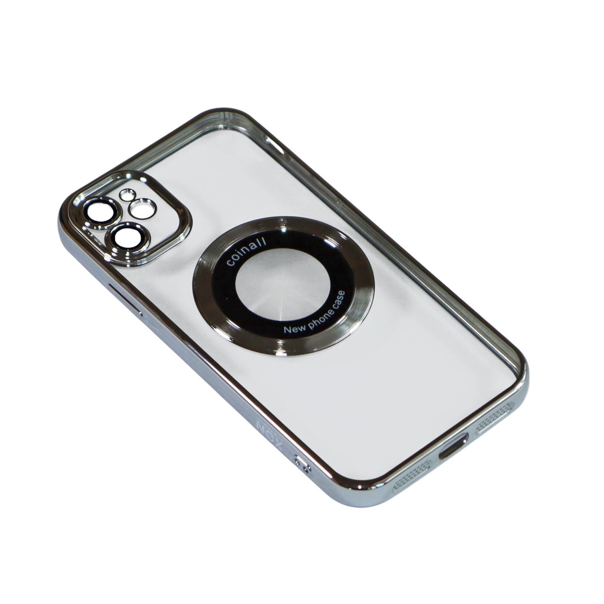 Магнитный чехол XON PhoneCase Magnetic для iPhone 11 (PCMC1111100G 8178) Серый/Прозрачный