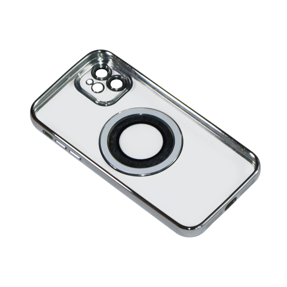 Магнитный чехол XON PhoneCase Magnetic для iPhone 11 (PCMC1111100G 8178) Серый/Прозрачный