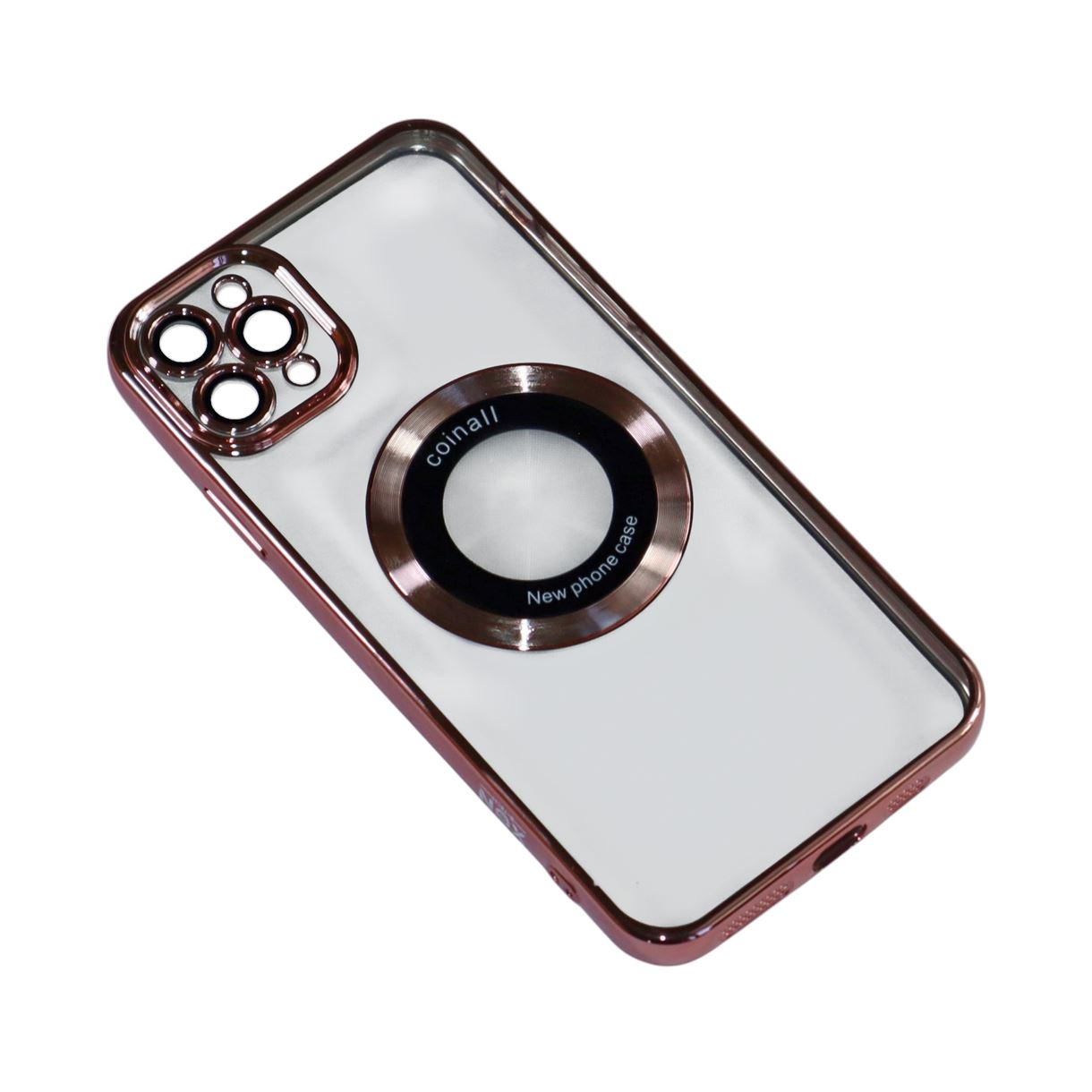 Магнитный чехол XON PhoneCase Magnetic для iPhone 11 Pro Max (PCMC1111400P 8307) Розовый/Прозрачный