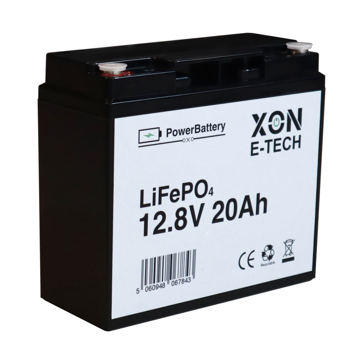 Аккумулятор LiFePO4 XON PowerBattery 12.8V 20Ah (XBLFPW12020B 3114)